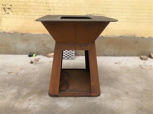 Wood Rusty Steel Stove Grill suppliers